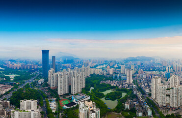 Fototapeta na wymiar Urban scenery of Wenzhou City, Zhejiang Province, China