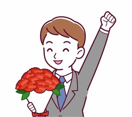 母の日に花束を用意