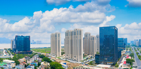 Urban scenery of Wenzhou City, Zhejiang Province, China