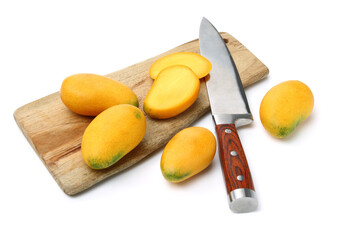 Mango on a white background