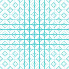 Abstract seamless pattern made with lines and shapes, blue background, design for wallpaper, background fills, card, banners