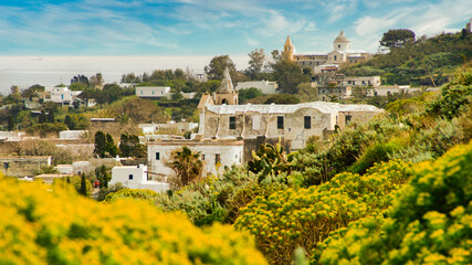 Churches on Stromboli Island © Roland