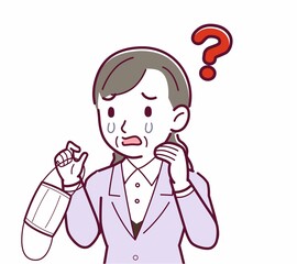 マスクを外した人のイラスト