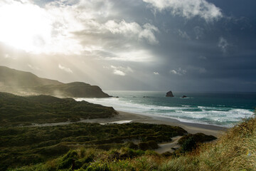 Sunrise at Sandfly Bay, Otago Peninsula - New Zealand