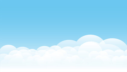 blue sky and clouds background