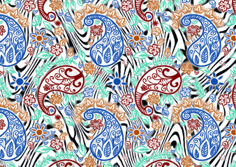 pattern with paisley