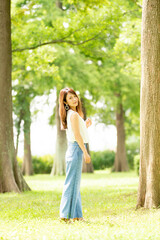 Naklejka premium 美しい日本女性