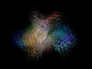 surreal futuristic digital 3d design art abstract background fractal illustration for meditation and decoration wallpaper
