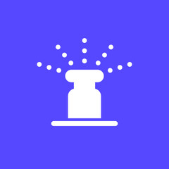 water sprinkler, irrigation icon for web