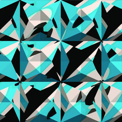 Geometric vector pattern with triangular elements. abstract ornament for wallpapers and backgrounds. 