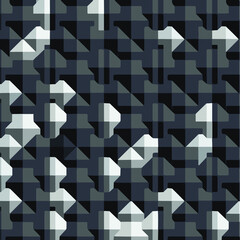  Geometric vector pattern with triangular elements. abstract ornament for wallpapers and backgrounds.
