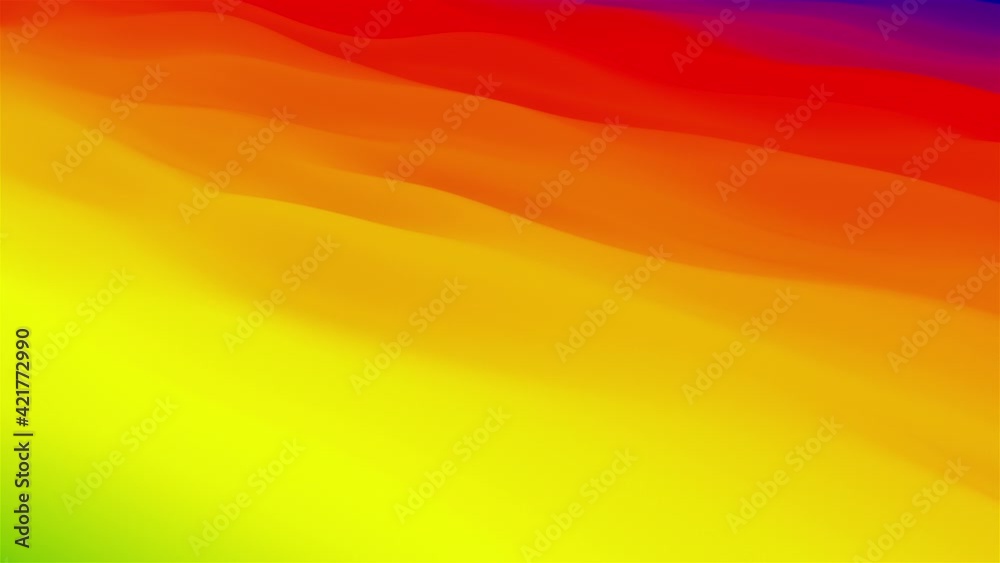 Poster liquid gradients computer generated. 3d rendering multicolor wavy backdrop