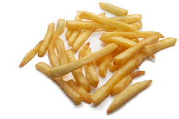 french fries isolated on a white background