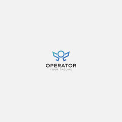 Operator Simple letter sOs logo