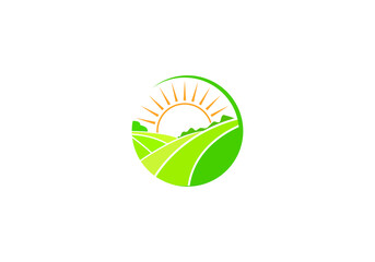 this creative and unique Agriculture logo and icon design