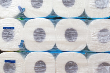 Photo of toilet tissue packaging