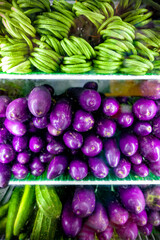 Fresh vegetables at the market