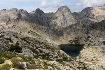 Capitello lake inRestonica Valley (Corsica, France)