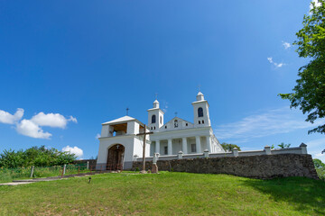 View of the Church of the Holy Guardian Angels - an architectural monument in the style of late...