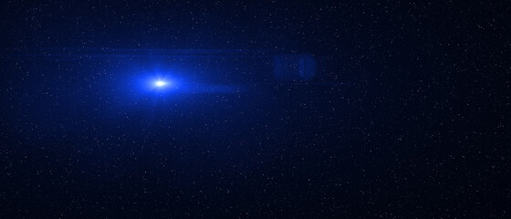 Light optical lens explosion effect. Sun light ray lens flare, colorful flare light beam explosion...
