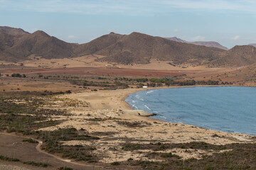 Genoveses beach Cabo de Gata Andalusia