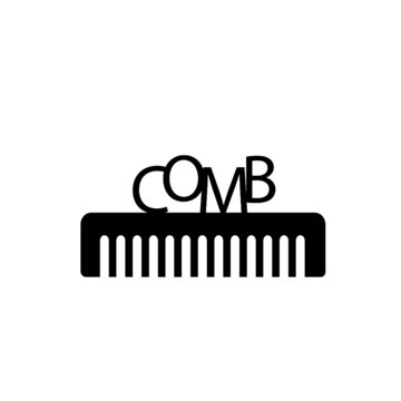 Kamm als Logo f&uuml;r Fris&ouml;re