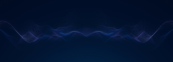 Beautiful abstract wave technology background. Blue light effect corporate concept background....