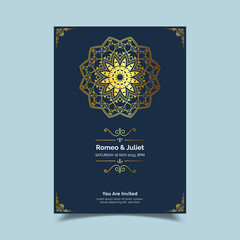 Luxury mandala background with golden arabesque pattern Arabic Islamic east style.decorative mandala for print, invitation, poster, cover, brochure, flyer, banner