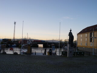 Fototapeta na wymiar Trondheim, Noruega. Una ciudad con sus encantos.