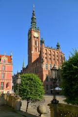 Gdansk, a historic, tourist Polish city,