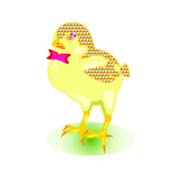 Easter chicken sticker