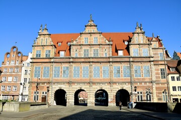 Gdansk, a historic, tourist Polish city,