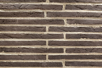 Wall with decorative bricks