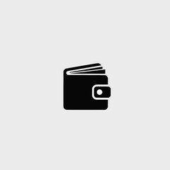 Vector illustration of a wallet icon