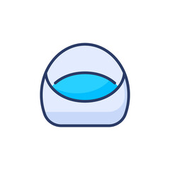 Lounge Chair icon in vector. Logotype