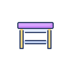 Game Table icon in vector. Logotype