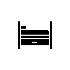 Trundle Bed icon in vector. Logotype