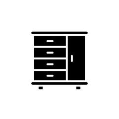 Sideboard icon in vector. Logotype