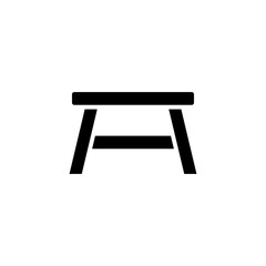 Laptop Table icon in vector. Logotype