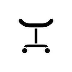 Footrest icon in vector. Logotype