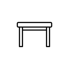 Card Table icon in vector. Logotype
