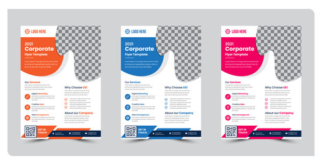 Business Flyer Design, Digital Marketing Agency Flyer Template