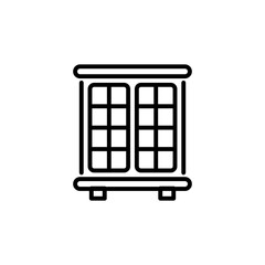 China Cabinet icon in vector. Logotype