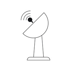 antenna line icon