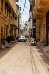 Street of Mombasa, downtown, Kenya, Africa
