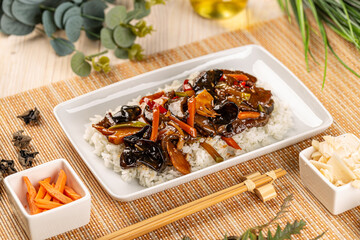 Chinese style menu