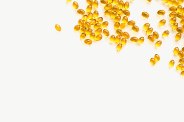 vitamins d3 on a white background, the sun on a white background 