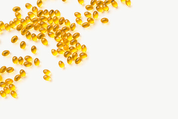 vitamins d3 on a white background, the sun on a white background 