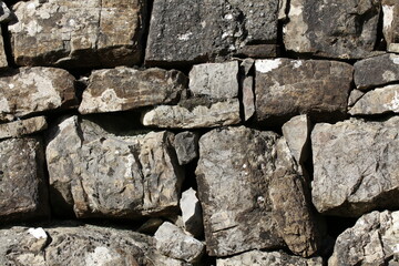 texture di muro di sassi colorati