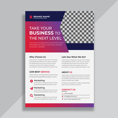 Corporate Business flyer template design